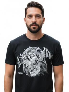 T-Shirt / Sawblade666 Skull Black T-Shirt / 2023 / XL / New